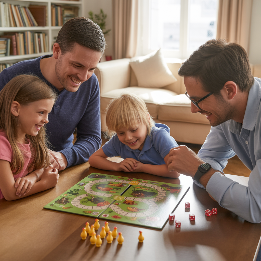 Family game session Chicken Road